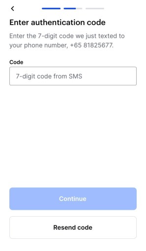 Verify your phone number on Coinbase