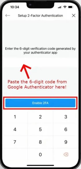 Set up Google Authenticator on Crypto.com