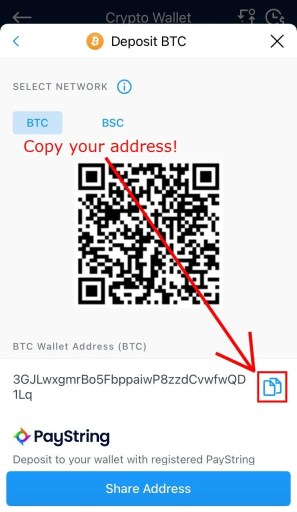 Crypto.com wallet address