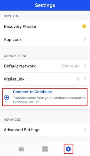 How to connect Coinbase Wallet to Coinbase