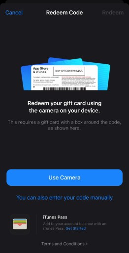 How to redeem Apple codes