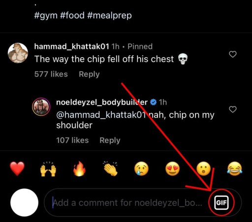 Instagram에서 GIF에 댓글을 다는 방법
