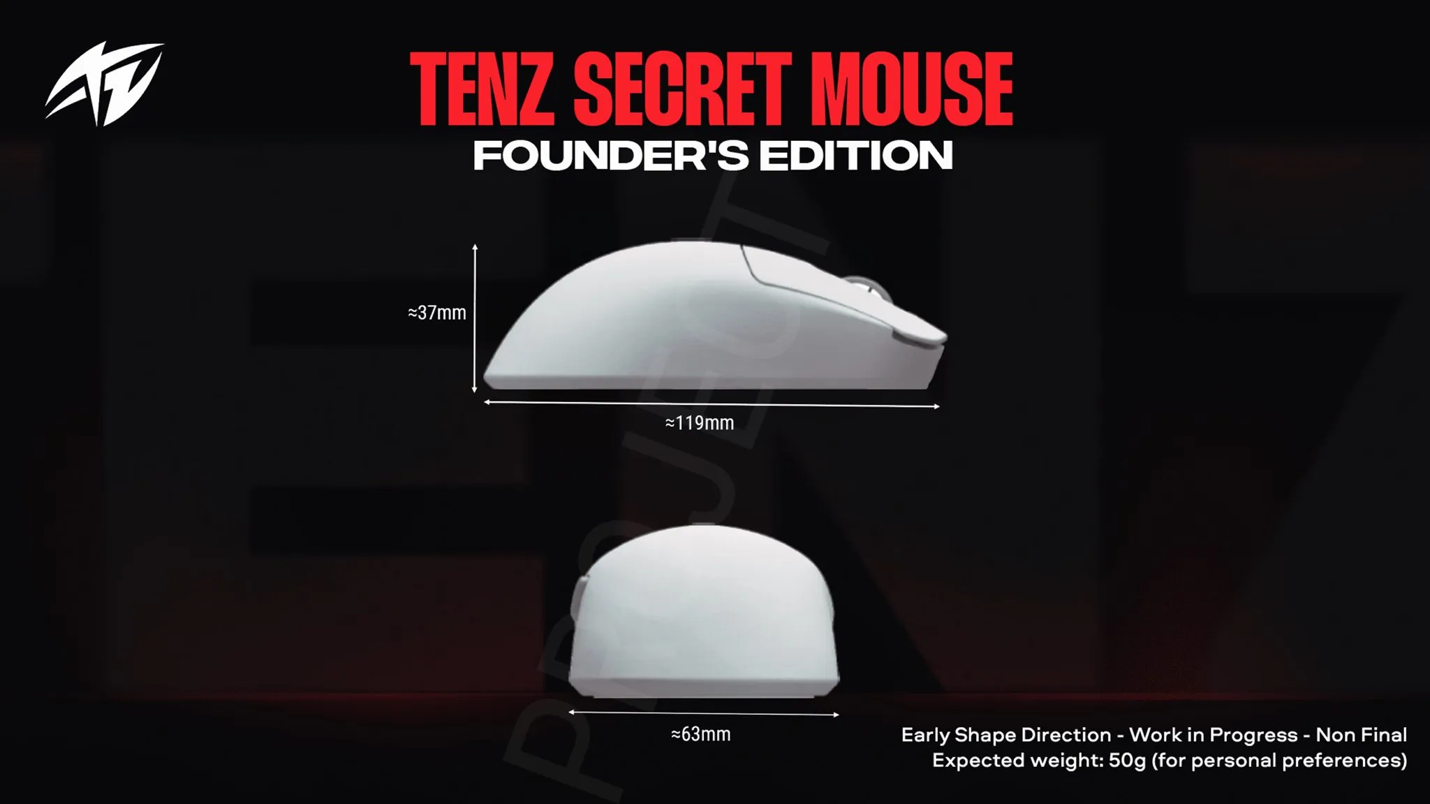 "초초기 프로토타입" TenZ의 마우스